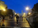 On the way up to Piazza del Campidoglio