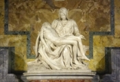 Michelangelo's Pieta in St. Peter's Cathedral